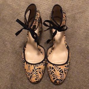 Amazing heels from J Crew with giraffes!